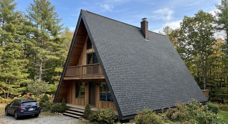 A Frame Roof Installation in Ocean View, DE