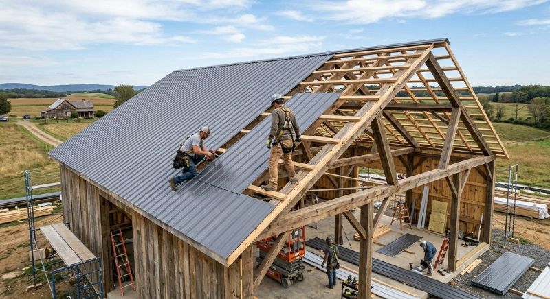 Barn Roof Construction in Ocean View, DE