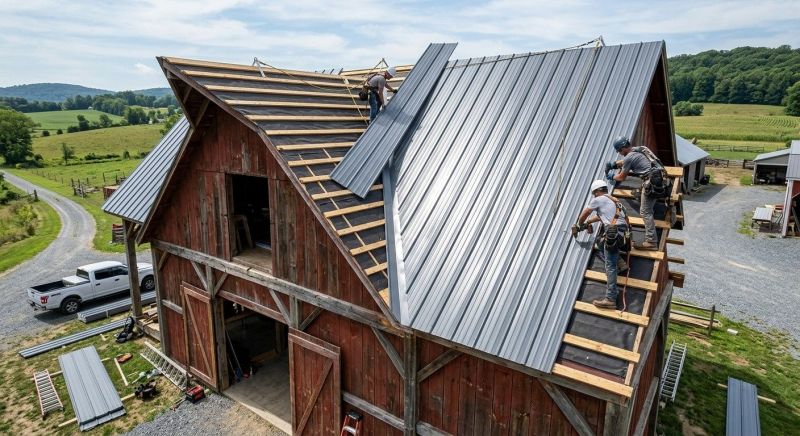 Barn Roof Construction in Ocean View, DE