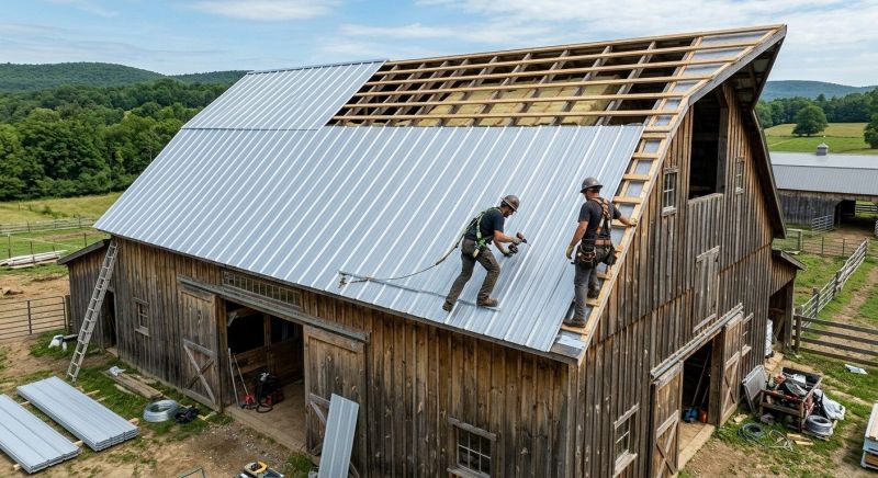 Barn Roof Construction in Ocean View, DE