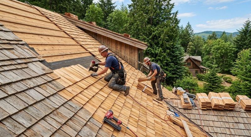 Cedar Roof Construction in Ocean View, DE
