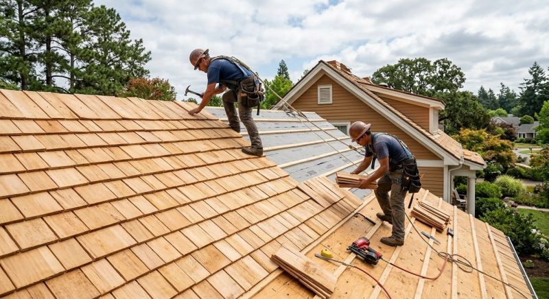 Cedar Roof Installation in Bethany Beach, DE