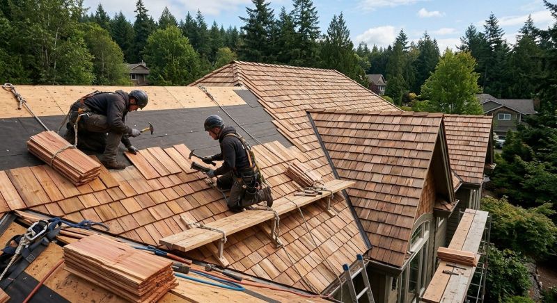 Cedar Roof Installation in Frankford, DE