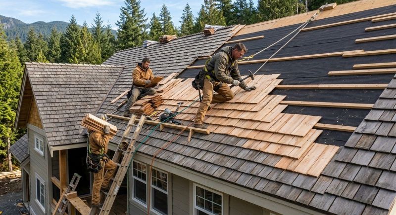 Cedar Roof Installation in Lewes, DE
