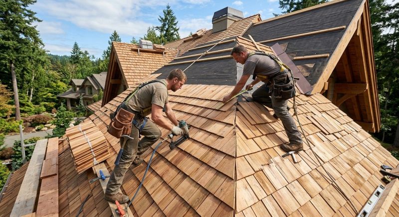 Cedar Roof Installation in Millville, DE