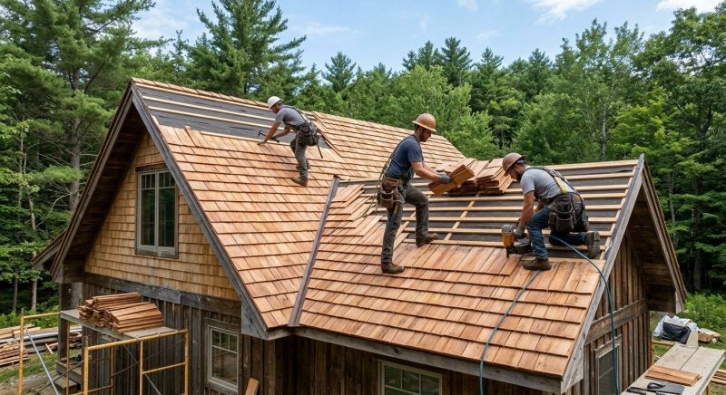 Cedar Roof Installation in Ocean City, MD
