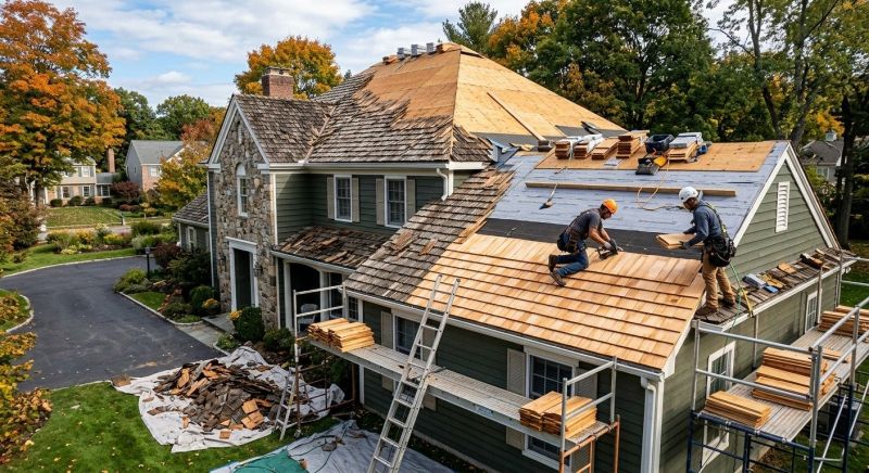 Cedar Roof Replacement in Ocean City, MD