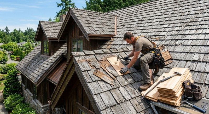 Cedar Shake Roof Repair in Millville, DE