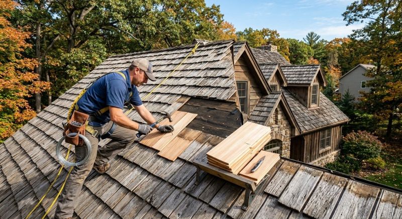 Cedar Shingles Repair in Millsboro, DE