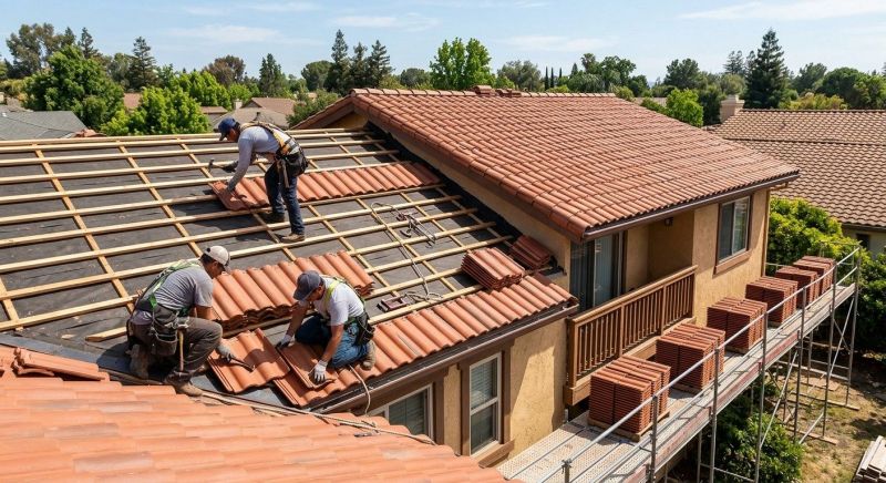Clay Roof Installation in Ocean View, DE