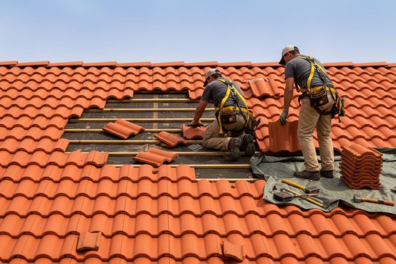 Clay Roof Leak Repair in Ocean View, DE