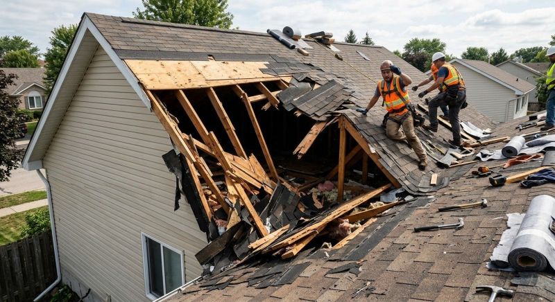 Collapsing Roof Repair in Ocean View, DE