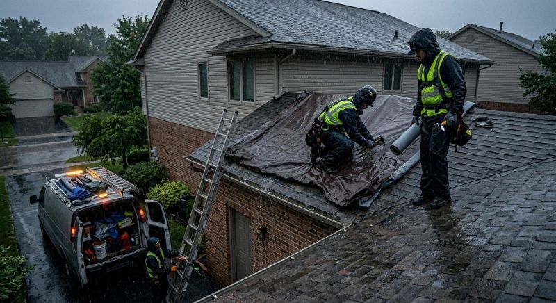 Collapsing Roof Repair in Ocean View, DE