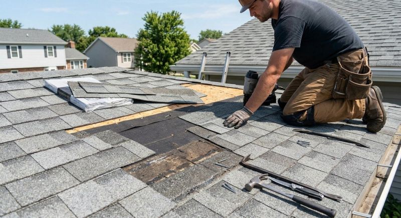 Composite Roof Repair in Ocean View, DE