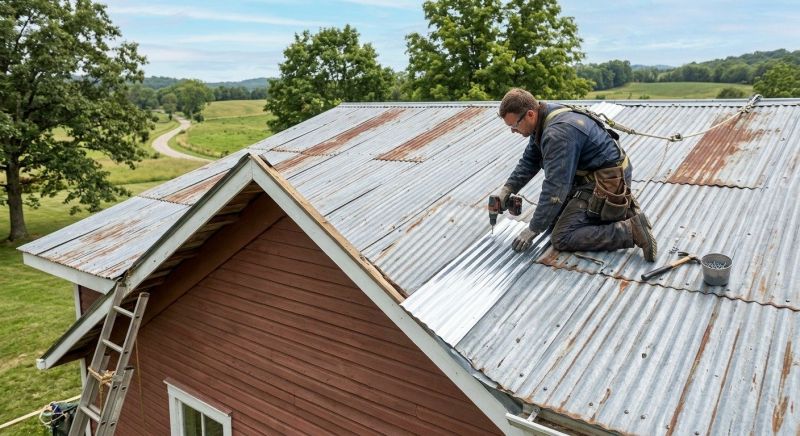 Corrugated Roof Repair in Milton, DE