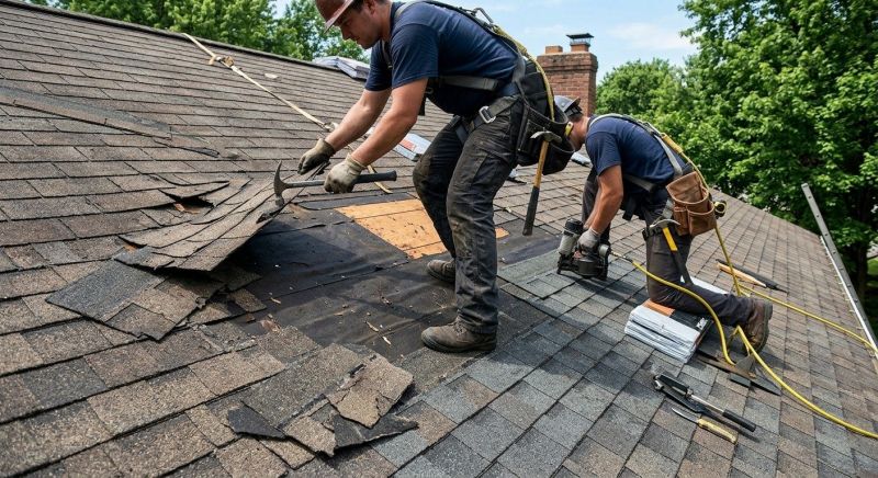Damaged Roof Repair in Ocean City, MD