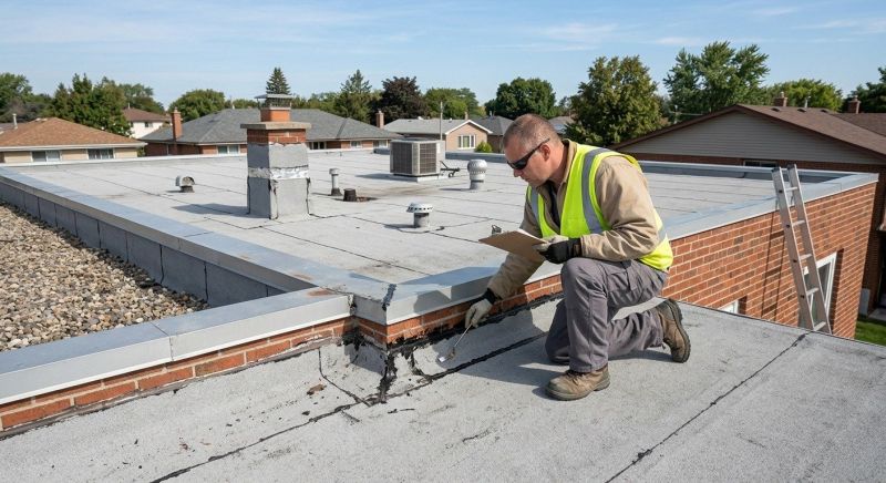 Flat Roof Inspection in Ocean View, DE