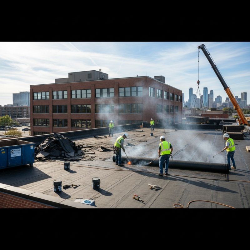 Flat Roof Replacement in Milton, DE