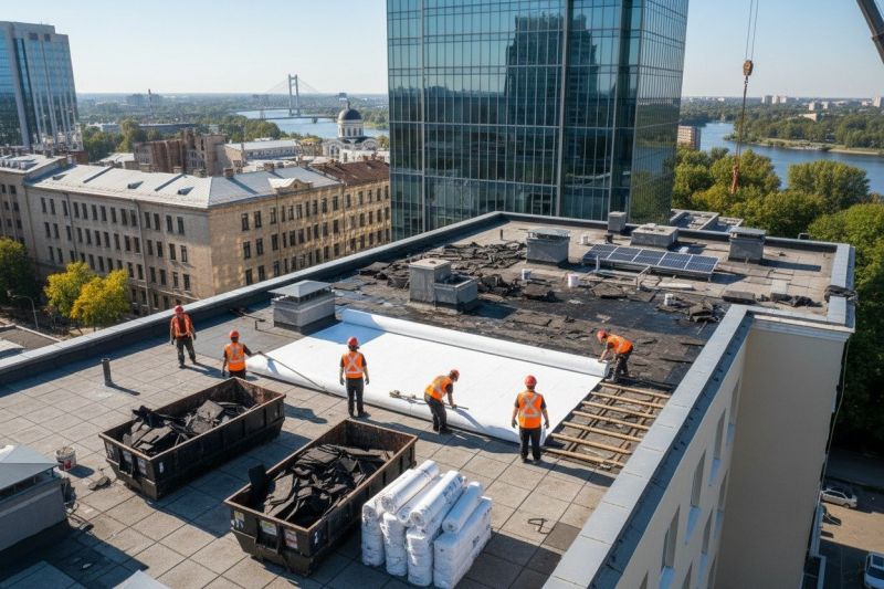 Flat Roof Replacement in Worcester County, MD