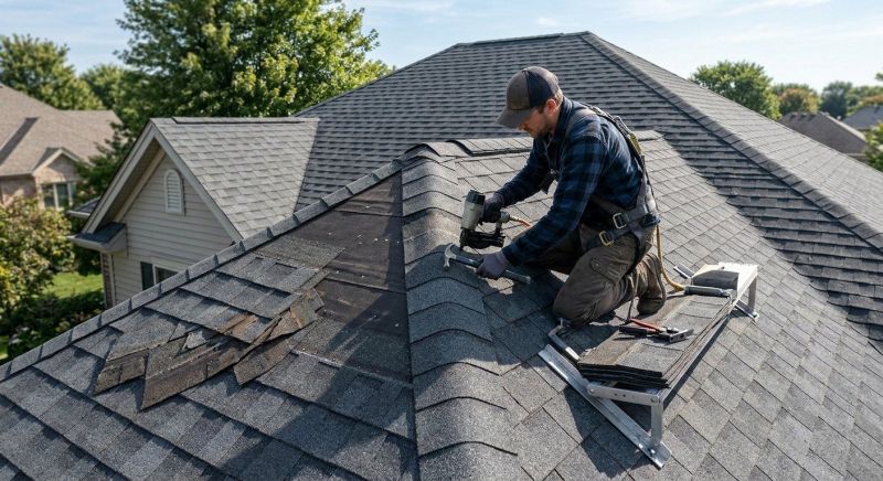 Hip Roof Shingle Repair in Ocean View, DE