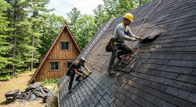 Hip Roof Shingle Repair in Ocean View, DE