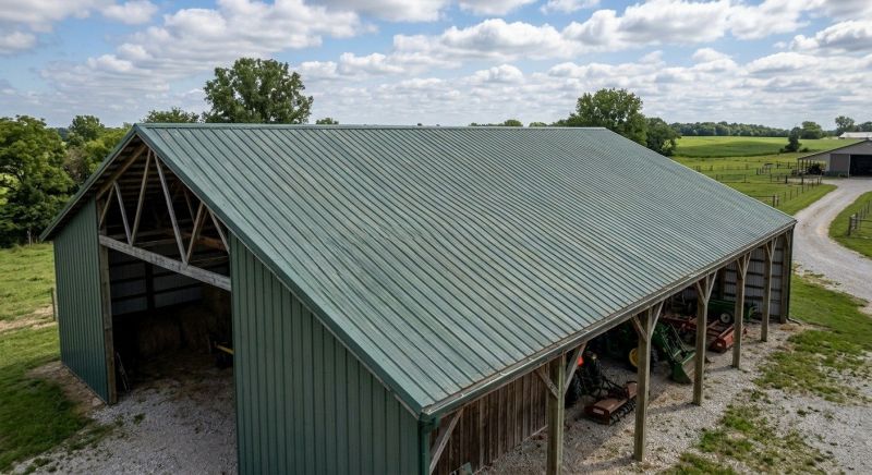 Pole Barn Roof Repair in Laurel, DE