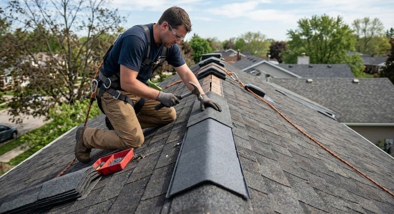 Ridge Cap Replacement in Ocean View, DE
