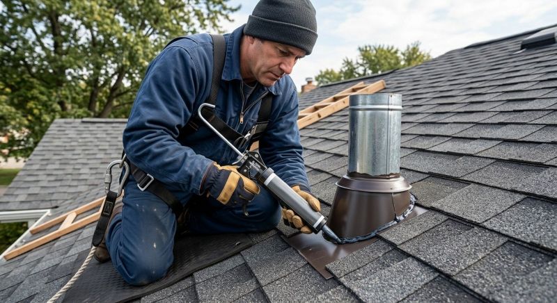 Roof Vent Flashing Repair in Ocean View, DE