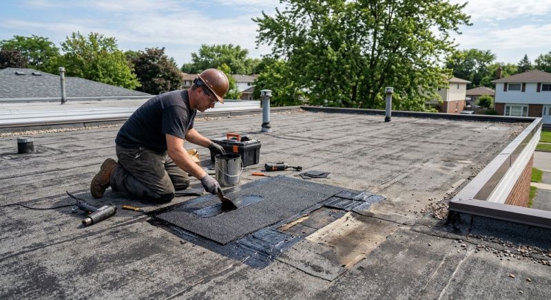 Rubber Roof Repair in Milton, DE