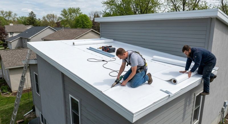 Single Ply Roof Installation in Parsonsburg, MD