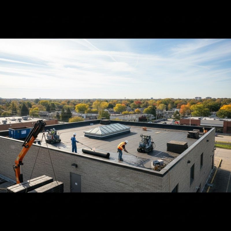 Single Ply Roof Replacement in Berlin, MD