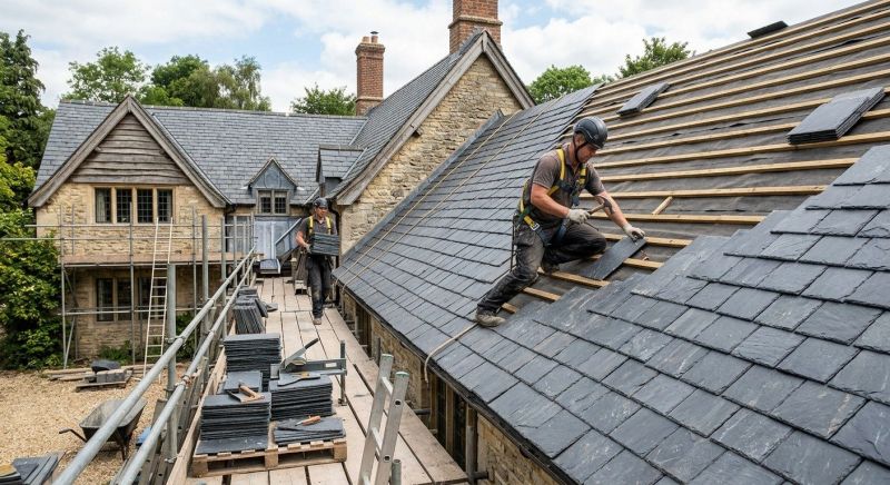 Slate Roof Installation in Ellendale, DE