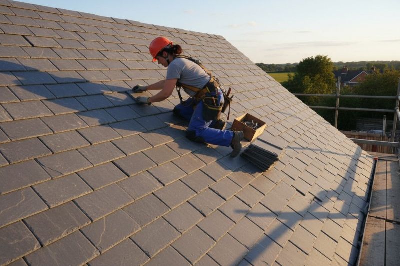Slate Roof Leak Repair in Ocean View, DE