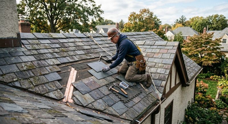 Slate Roof Repair in Ocean City, MD
