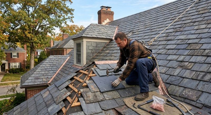 Slate Shingles Repair in Ocean City, MD