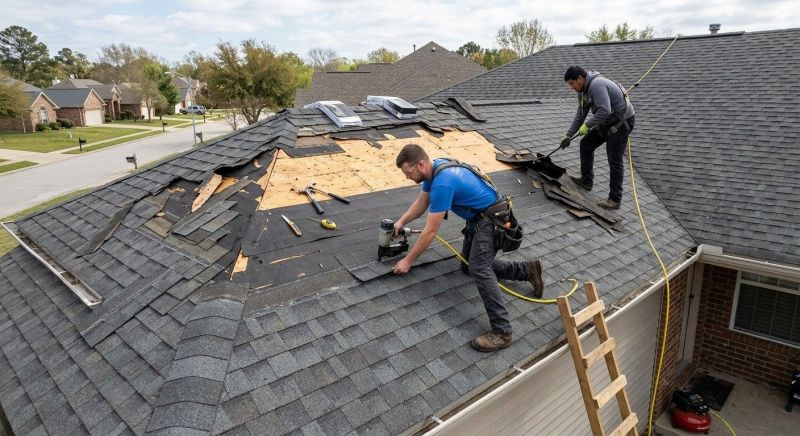 Storm Damage Roof Repair in Millville, DE