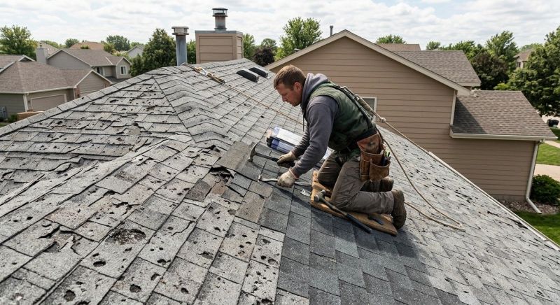 Storm Damage Roof Repair in Milton, DE