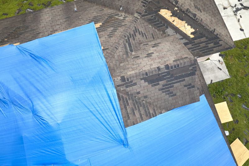 Storm Damage Roof Tarping in Ocean View, DE
