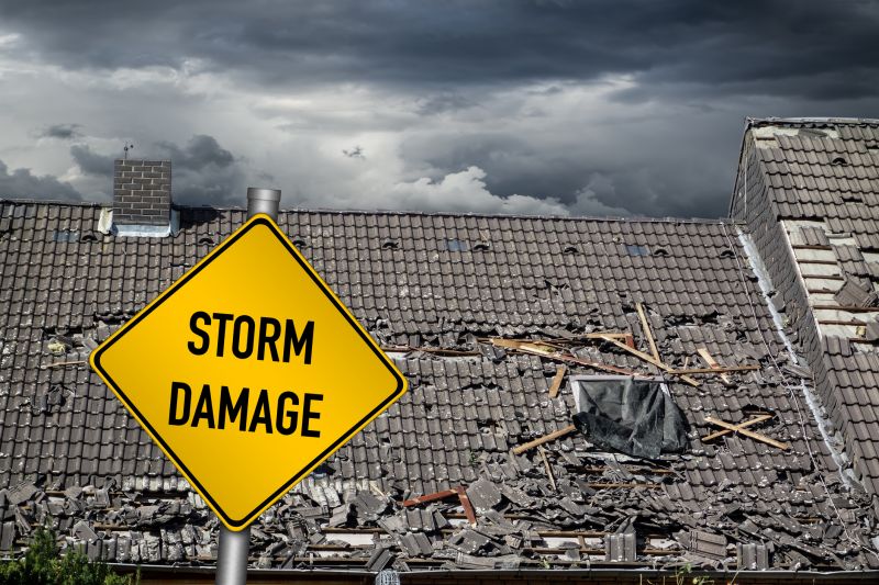 Storm Damage Roof Tarping in Ocean View, DE