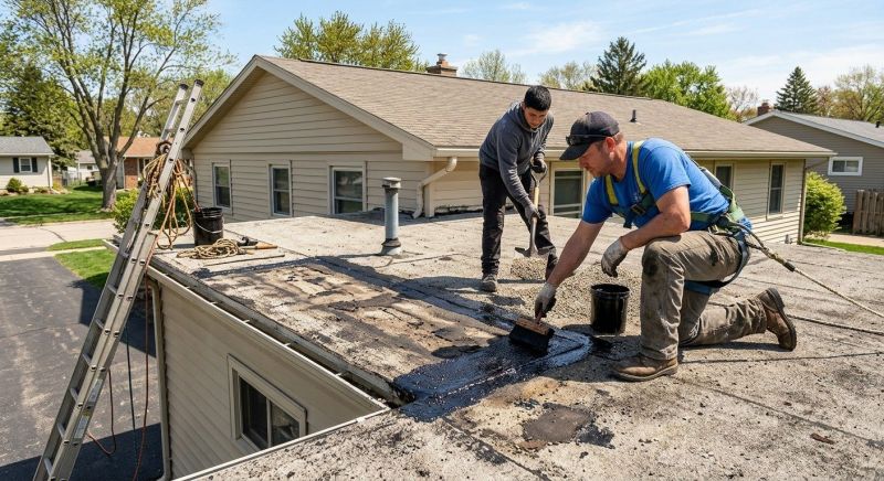 Tar And Gravel Roof Repair in Frankford, DE