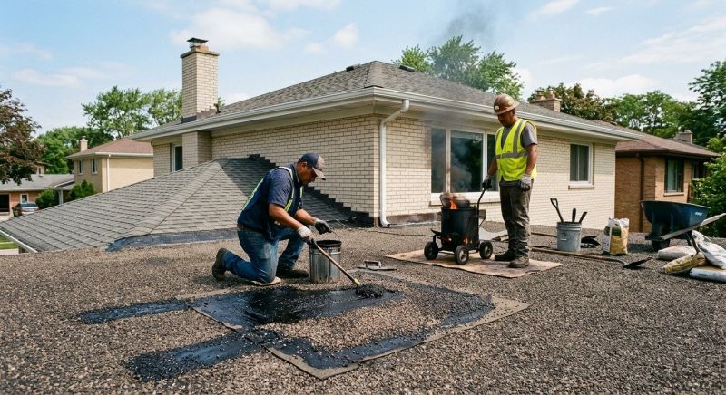 Tar And Gravel Roof Repair in Laurel, DE