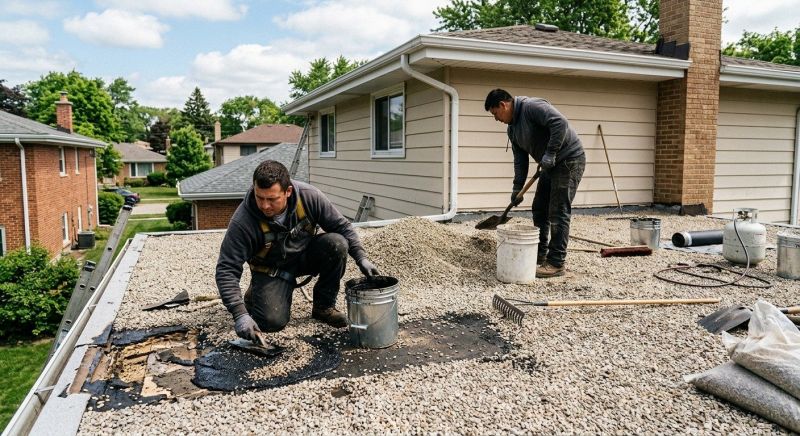 Tar And Gravel Roof Repair in Lewes, DE