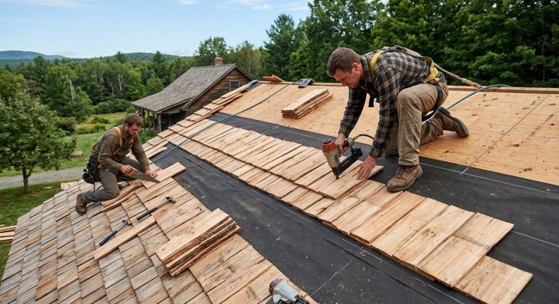 Wood Roofing Installation in Bethany Beach, DE