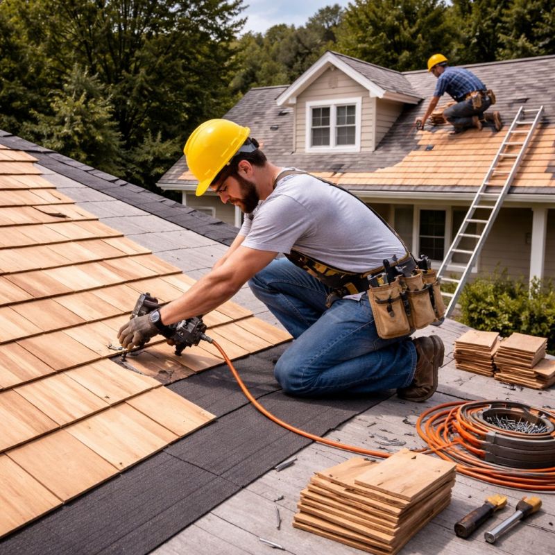 Wood Roofing Installation in Bethany Beach, DE