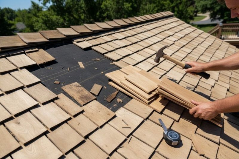Wood Shake Roof Repair in Harbeson, DE