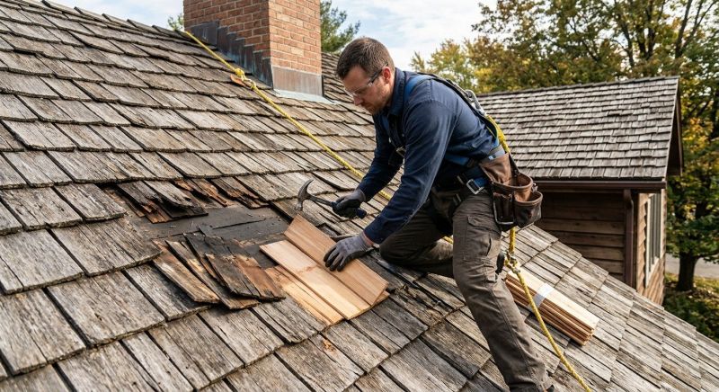 Wood Shake Roof Repair in Worcester County, MD