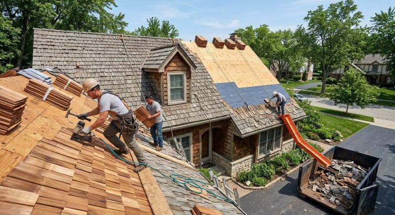 Wood Shake Roof Replacement in Parsonsburg, MD